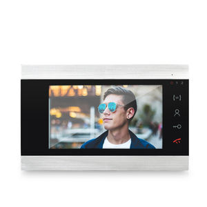 Corea inalámbrico mirilla color dos <span class=keywords><strong>edificio</strong></span> vídeo sistema de intercomunicación de la puerta teléfono huella digital Wifi - Product Image 4