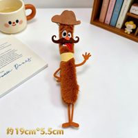 Ensemble de porte-clés en peluche sur le thème des monstres d'Halloween : Citrouille, Fromage, Croissant, Baguette, Nuage, Pendentif de poupée, Décoration pour sac à dos