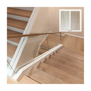 Vendita diretta della fabbrica di Design moderno battistrada della scala di quercia bianca di fascia alta per scala a circolazione verticale - Product Image 6