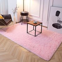 Tapis en peluche à poils longs pour chambre et salon, style Instagram, tapis de chevet, pour vitrine, tapis de sol compact pour la maison, entièrement couvrant, fabriqué à la machine