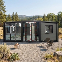 Maison préfabriquée extensible en conteneur de 30 pieds, 59 m², avec mur EPS de 75 mm, double vitrage rempli d'argon, conforme aux normes australiennes, 3 chambres, en acier.