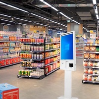 Kiosque Windows Android personnalisable kiosque extérieur libre-service kiosque 21.5 pouces kiosques de paiement avec caméra imprimante Rfid