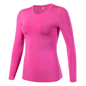 High Quality New Hot Sale Comfortable Quick Dry Compression Shirt Wholesale Price Custom Logo Compression Shirt - Product Image 2