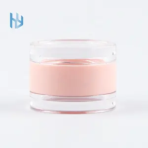 10g Cute Pink Cosmetic lipstick Jar 2 In 1 Cosmetic lip balm container Double Sided lip scrub jar