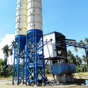 <span class=keywords><strong>HZS90</strong></span> Stationäre Nass beton mischa nlage Beton mischa nlage zum Verkauf mit Zements ilo - Product Image 6