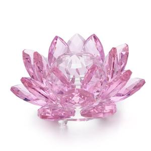 Новый продукт, хрустальный канделябр, цветок лотоса, центральный столик, свадебное украшение - Product Image 2