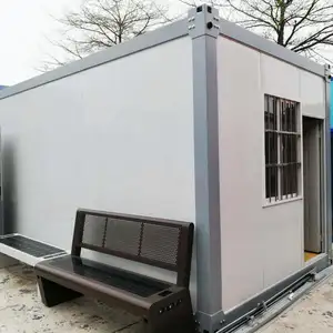 Gemakkelijk Monteren Stalen Frame Sandwich Panel Waterdicht 40Ft Geprefabriceerde Container Huis Kantoor