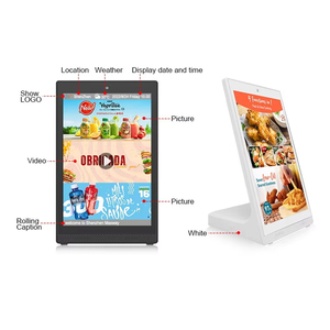15.6 inch IP65 nhựa kỹ thuật số biển màn hình cảm ứng L hình dạng máy tính bảng quảng cáo trong nhà trang điện tử/Chỉ dẫn cửa sổ ngân hàng - Product Image 4
