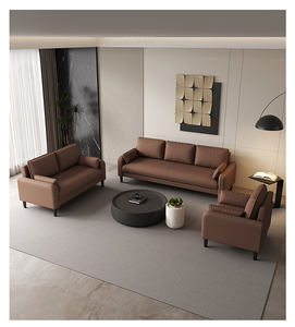 Canapé d'appoint compact pour salon, appartement locatif, bureau ou espace lounge – Canapé double - Product Image 6