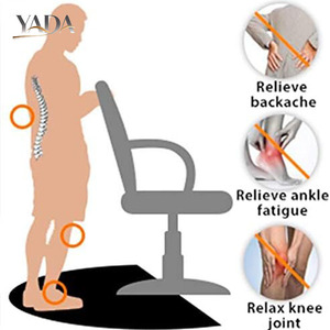 Tappetino Semicircolare per Salone di Bellezza, Tappetino in Gel Facile da Pulire per Stilisti, da Posizionare Dietro la Sedia - Product Image 3