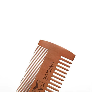 Vendita calda logo privato personalizzato piccolo baffi in legno pettine per barba da uomo pettine tascabile - Product Image 3