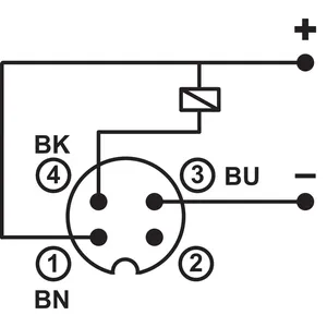 เซ็นเซอร์อินดักทีฟแบบป้องกันน้ำและฝุ่นมาตรฐาน IP67 รุ่น INE-M12/68T-N04PS-B4 ได้รับการรับรองมาตรฐาน CE - Product Image 3