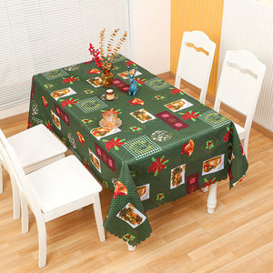 New Christmas <b>tablecloths</b>, home decorations, polyester <b>tablecloths</b>, table runners, placemats, restaurant decorating supplies - Product Image 3