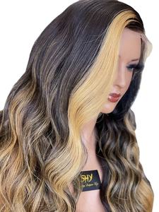 Perruque HD Lace Wig transparente sans colle, cheveux humains préplumés avec nœuds de blanchiment pour femmes blanches - Product Image 5