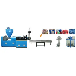 Small PE Extruders Price Polyester Staple Fiber Recycle Machine Crusher PET Plastic Bottle Recycling Machine