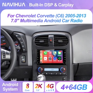 Navihua New Design 7 Inch Android Car Radio GPS Navigation Multimedia Carplay Auto <b>Stereo</b> Unit for Chevrolet Corvette 2005 2013 - Product Image 6