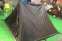 Tente de moto personnalisée pour 1 personne, légère, sans poteaux, imperméable, en nylon Ripstop, portable, compacte, sans poteaux, pour motards, camping