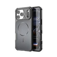 Funda Protectora Híbrida de TPU+PC Personalizada OEM, a Prueba de Golpes, con Protección en las Cuatro Esquinas, Compatible con Carga Inalámbrica