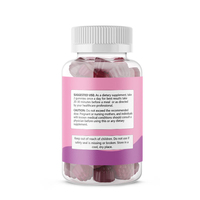 Gummies de fer à haute absorption à la betterave fraîche, à base de fumarate ferreux, de vitamine C, de B12 et d'acide folique, pour stimuler l'énergie et améliorer la peau, pour hommes et femmes