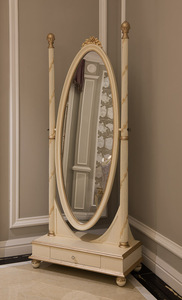 Francés elegante sala de estar hogar pintado a mano blanco muebles altos madera tallada pasillo <span class=keywords><strong>consola</strong></span> Mesa - Product Image 6