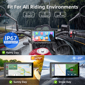 Jmc nhanh chóng phát hành xe máy Carplay 6 inch IPS màn hình cảm ứng hỗ trợ không dây capllay Android Auto <span class=keywords><strong>GPS</strong></span> NAVI BT WIFI 5.0 Mic - Product Image 6