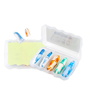 سدادات الأذن المسامية المريحة الخفيفة لفترة طويلة ، تلبس ارتدادا بطيئا ، عزل الصوت ، منع الضوضاء ، حماية السمع القابلة للغسل - Product Image 1