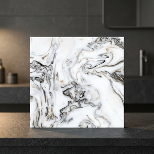 Baldosas de Porcelana Pulida Onyx Bianco 600x600mm, Aspecto de Mármol Blanco, Baldosas de Porcelanato Cerámico Brillante - Product Image 6