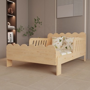<span class=keywords><strong>Culla</strong></span> in Legno Massello Scandinavo con Sponde di Sicurezza e Cassetto Portaoggetti, Convertibile in Letto per Bambini - Product Image 6