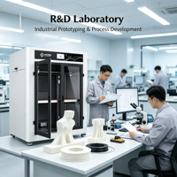 Imprimante 3D FDM AX-H1000, volume d'impression 1000x1000x1000mm, connectivité USB, prise en charge du PLA pour prototypes et pièces industrielles, rapide