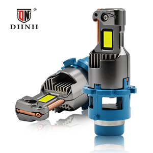 Светодиодные лампы Diinii 130W D-серии D4S для фар, 6500K, 10000Лм, оптовая продажа, светодиодные лампы D2S для автомобилей - Product Image 1