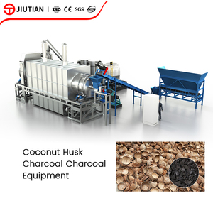 Ligne de production de carbonisation continue pour coques de noix de coco, sciure de bois, crédits carbone, usine de carbonisation de biomasse - Product Image 3