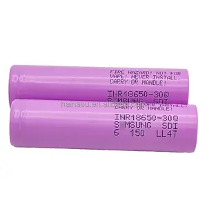 삼성 30q 18650-30q 3000mah 15a 3.7v 18650 리튬 배터리 파워 월 홈 배터리