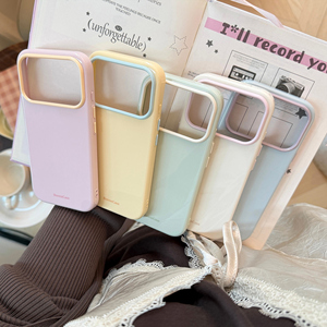 Custodia per telefono all'ingrosso in TPU morbido antiurto, tinta unita multicolore effetto macaron, con cornice a contrasto per fotocamera, per serie 16/15/14 <span class=keywords><strong>Xr</strong></span> - Product Image 1