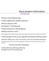 Agent de teinture et d'impression de bain réactif multicolore OEM fabricants de gros pour colorants textiles