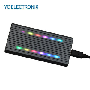 Nvme NGFF RGB 1TB <span class=keywords><strong>PCIe</strong></span> <span class=keywords><strong>SSD</strong></span> bên ngoài ổ đĩa trạng thái rắn cho máy tính xách tay Máy tính để bàn 128GB 512GB năng lực cổng mở rộng SATA sử dụng nội bộ - Product Image 2