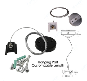 Système d'éclairage circulaire moderne et élégant, <span class=keywords><strong>rail</strong></span> LED courbé, <span class=keywords><strong>rail</strong></span> flexible à 2/3/4 fils, taille personnalisable - Product Image 6