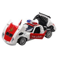 1:32 échelle Moulé Sous Pression Modèle Voitures Alliage Son Et Lumière Dubaï Super Racing Voiture De Police Moulé sous pression Jouet De Voiture