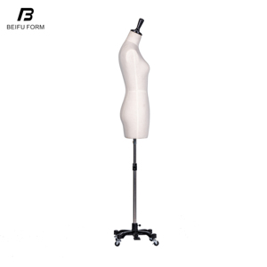 Beifuform-Maniquí de medio cuerpo para <span class=keywords><strong>mujer</strong></span>, maniquí de tamaño francés de alta calidad con base, maniquí drapeado para sastrería - Product Image 5
