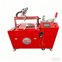 Machine de dosage manuelle 2K pour le remplissage de fluide, distributeur de colle multi-axes pour composés de potting en deux parties