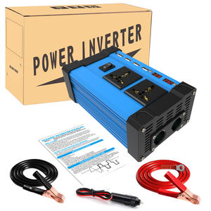 Inverter daya Off Grid 12V hingga 220V 300W + Pengendali isi daya tenaga surya 30A + Panel surya 18W 18V dengan suku cadang - Product Image 3