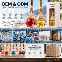 Diffuseur de parfum pour voiture personnalisé, bouteille en verre facetté avec bouchon en bois, huile parfumée naturelle 8ml, logo personnalisé, OEM, ODM, marque privée