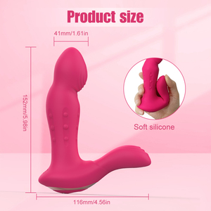 3 In 1 강력한 추진 전립선 마사지 항문 진동기 항문 플러그 마사지 스틱 성인 성적 장비 - Product Image 2