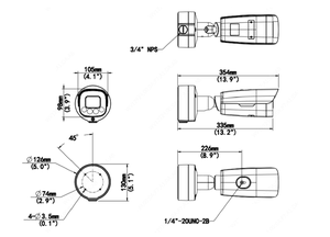 Cámara de Seguridad <span class=keywords><strong>Uniview</strong></span> IPC265EB-DX12K-I0 Original de 5MP con Detección de Movimiento, Visión Nocturna IR, Audio Bidireccional, Exterior, 12x Zoom IR - Product Image 3