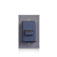Prise murale multifonction personnalisée pour hôtel, double prise, norme thaïlandaise, 110V-250V, double gang, 3 broches, 15A 16A