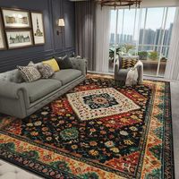 2025 Custom Modern Abstract Pattern Non-Slip Low Pile Machine-Made Polyester PVC-Coated Backing 4mm Thick Carpet Rugs Home Use