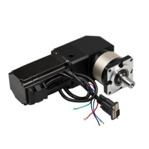 Moteur pas à pas CNC à engrenages Nema23 18 kg.cm 4,2 A avec encodeur avec boîte de vitesses WPLF60 1:3 à angle de 90 degrés avec pilote - Product Image 4