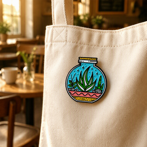 Insignias de solapa de esmalte suave personalizadas para fanáticos de las plantas de terrario - Product Image 5