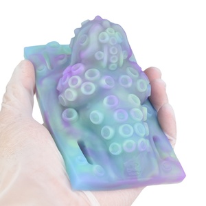 Octopus Rubs Private Parts Masturbates Climax Silicone <b>Pad</b> Adult Sex Toy Wearing Vibrating Egg <b>Bed</b> Toy - Product Image 2