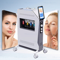 Professionnel 8 en 1 Hydra Oxygen Machine de microdermabrasion faciale Aqua Oxygen Jet Peel Hydrodermabrasio pour un nettoyage en profondeur