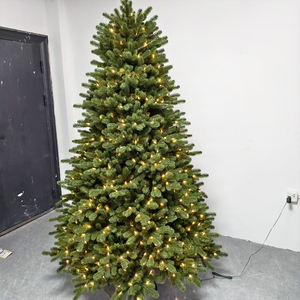 Árbol de Navidad de Abeto de Alta Calidad, Grande y Grueso, de 240 cm (8 pies), 100% PE, Sin Mal Olor, con Base Giratoria - Product Image 1